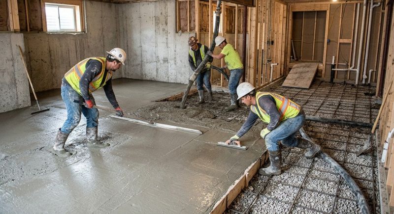 Basement Concrete Pouring in Concord, NC