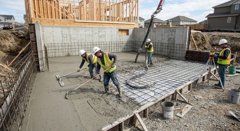 Basement Slab Installation in Concord, NC