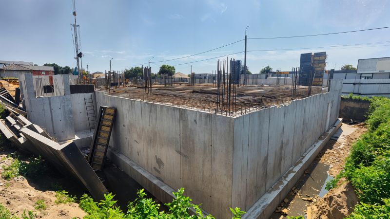 Commercial Slab Construction in Cabarrus County, NC