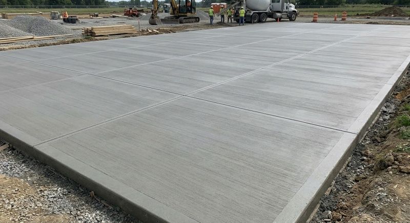 Commercial Slab Installation in Cornelius, NC