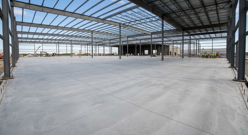 Commercial Slab Installation in Mooresville, NC
