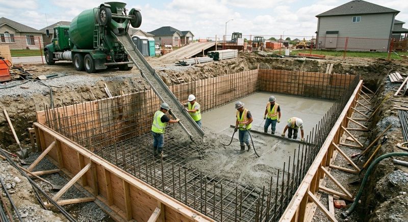 Concrete Basement Pouring in Concord, NC