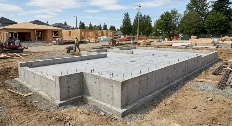Concrete Foundation Pouring in Concord, NC