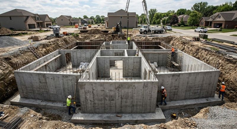 Foundation Construction in Indian Trail, NC