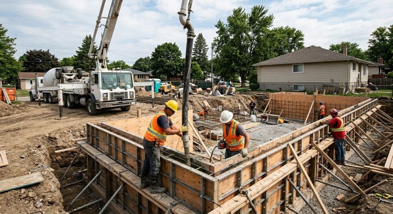 Foundation Wall Installation in Concord, NC
