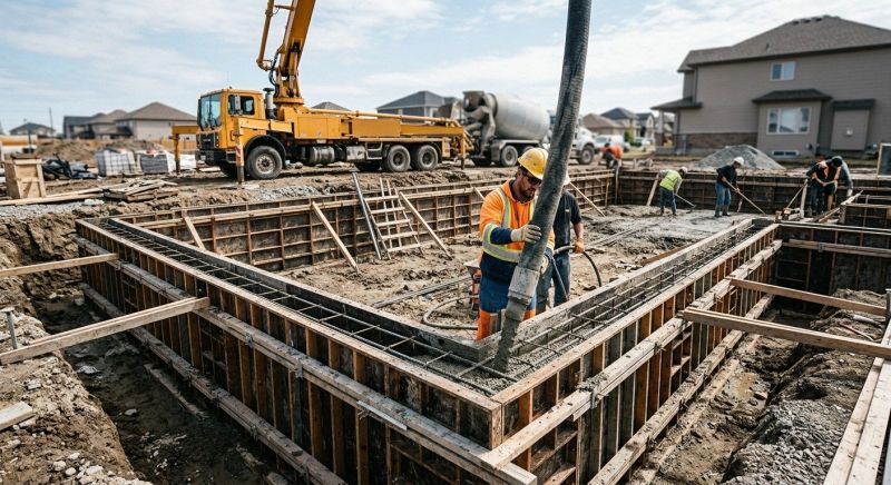 Foundation Wall Pouring in Cornelius, NC