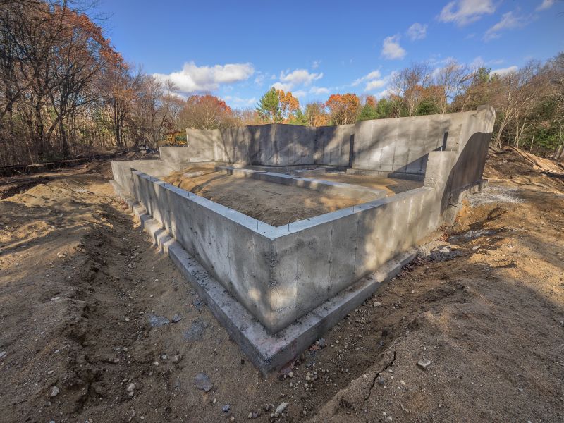 Foundation Wall Pouring in Davidson, NC