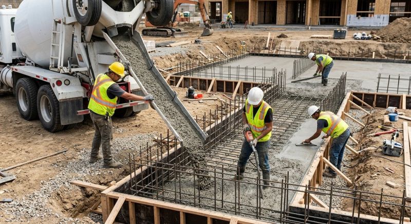 Foundation Wall Pouring in Midland, NC